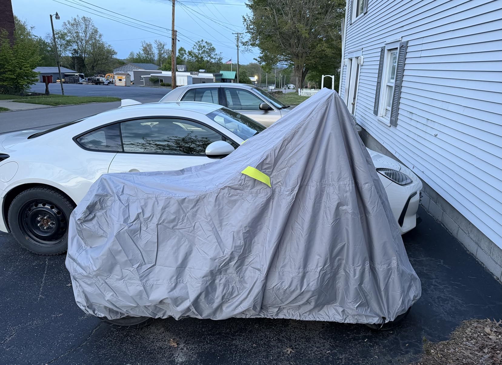 Badass Moto Ultimate Motorcycle Cover Waterproof Outdoor Heavy Duty Durable All Season Storage Harsh Weather Sun Rain Cover fits Harley Davidson Street Glide, Vulcan, Shadow, Cruiser Bikes. Large 97L customer photo 1
