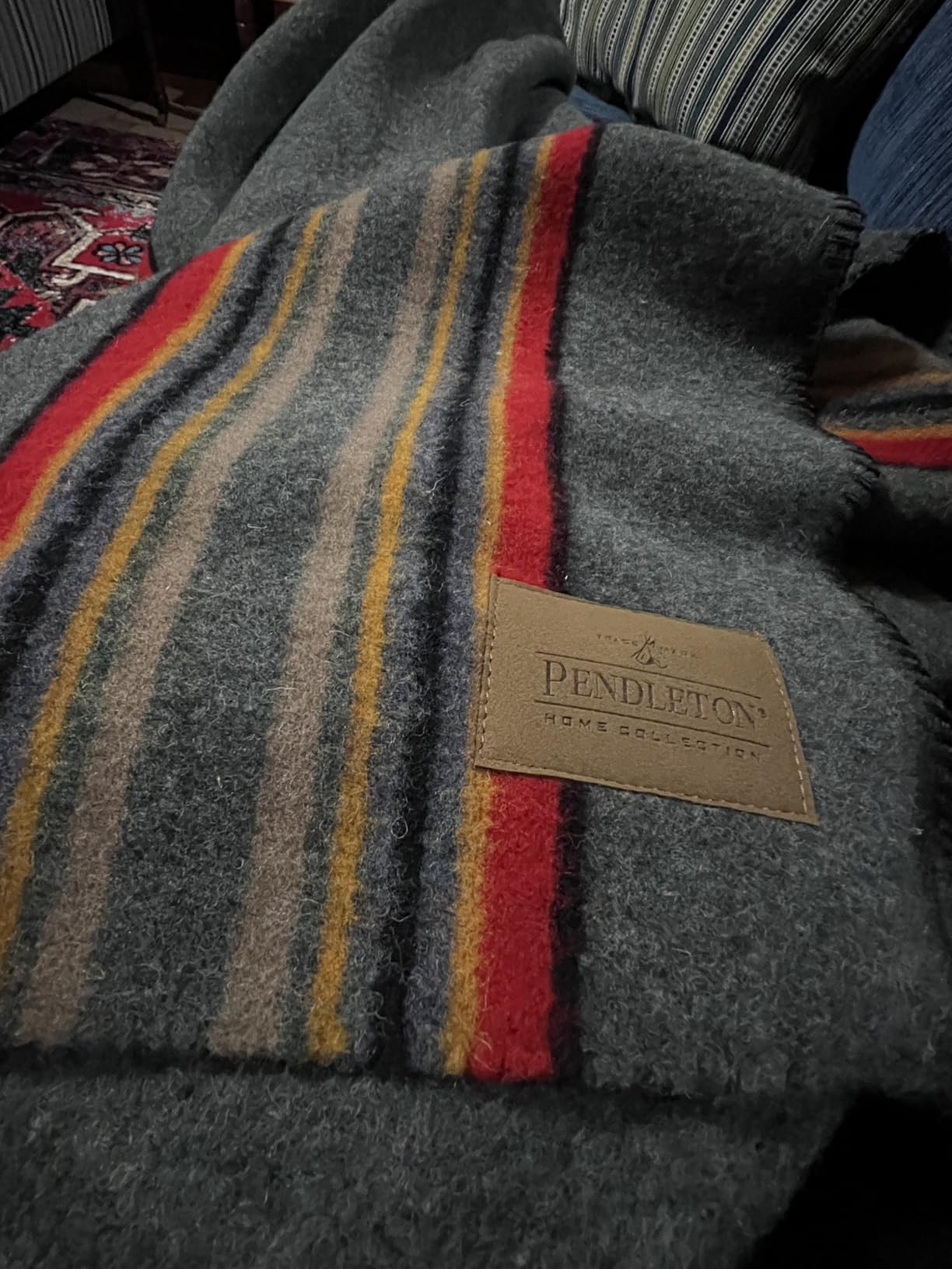 Pendleton Yakima Throw 54x66 inches - Wool Cotton, Soft and Durable Wool Throw for Home and Travel customer photo 1