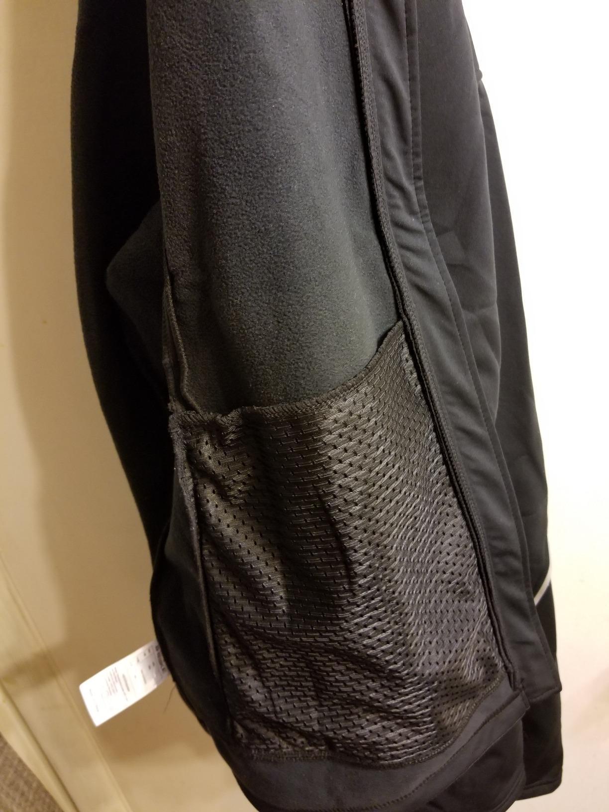 INBIKE Men's Cycling Jacket, Winter Fleece Thermal Windproof Soft Shell Wind Coat Black customer photo 2