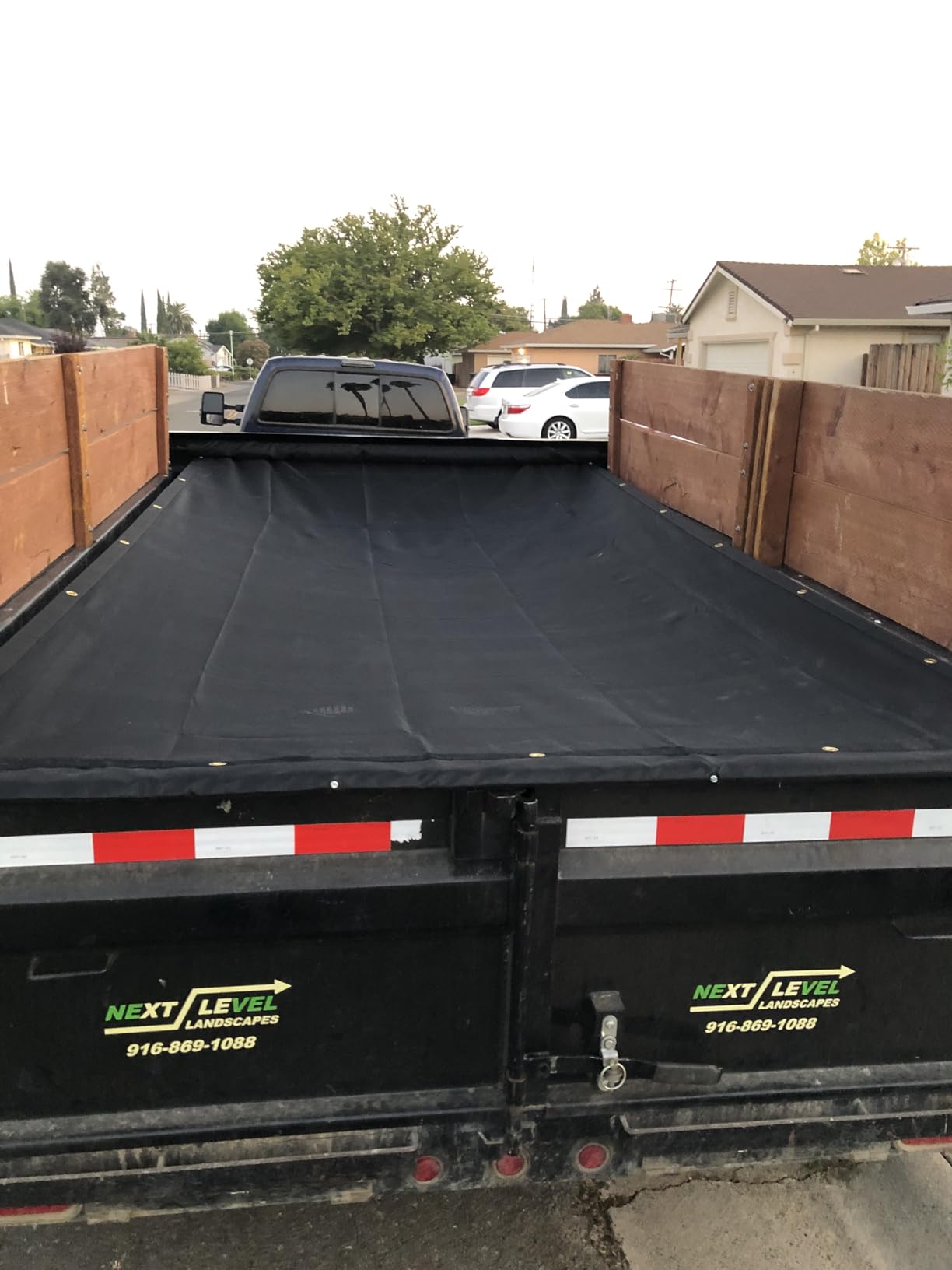 Mytee Products 7' x 16' Dump Truck Vinyl Coated Mesh Tarps Cover with 5 Inch 18oz Double Pocket customer photo 1
