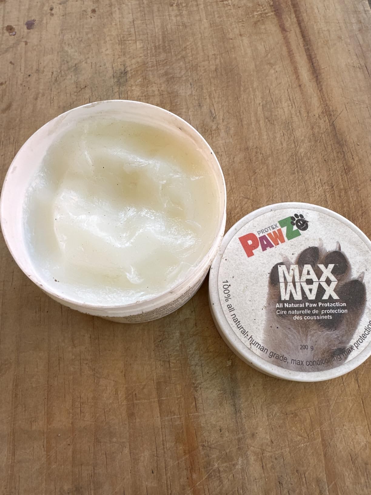 Protex PawZ MaxWax Dog Paw Balm - 100% All Natural Paw Balm for Dogs - Lick Safe - Paw Soother for Puppies and Adult Dogs - Wax for Dog Paw Protector - 60g (2.1 oz) customer photo 1