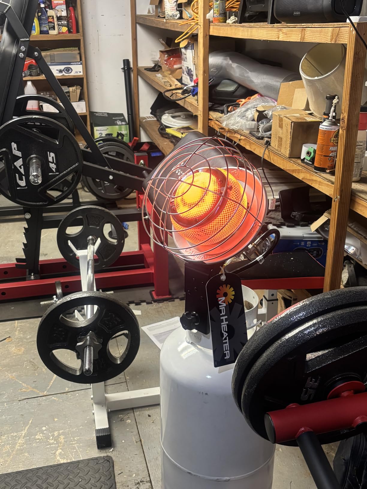 Mr Heater Original 540-Degree 45,000 BTU Tank Top Radiant Propane Heater customer photo 2