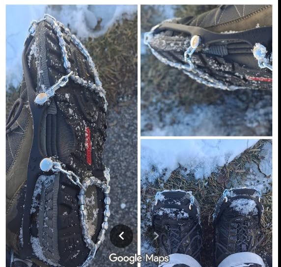 Yaktrax Diamond Grip - Full-Foot Traction on Ice, Snow, & Multi-Terrain Surfaces customer photo 1