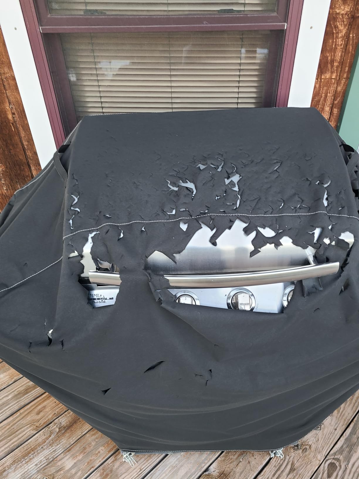 Unicook Grill Cover 55 Inch for Outdoor Grill, Heavy Duty, Waterproof, Fade Resistant, BBQ Cover with Handles/Straps/Air Vents, Compatible with Weber Charbroil Nexgrill Gas BBQs etc customer photo 2
