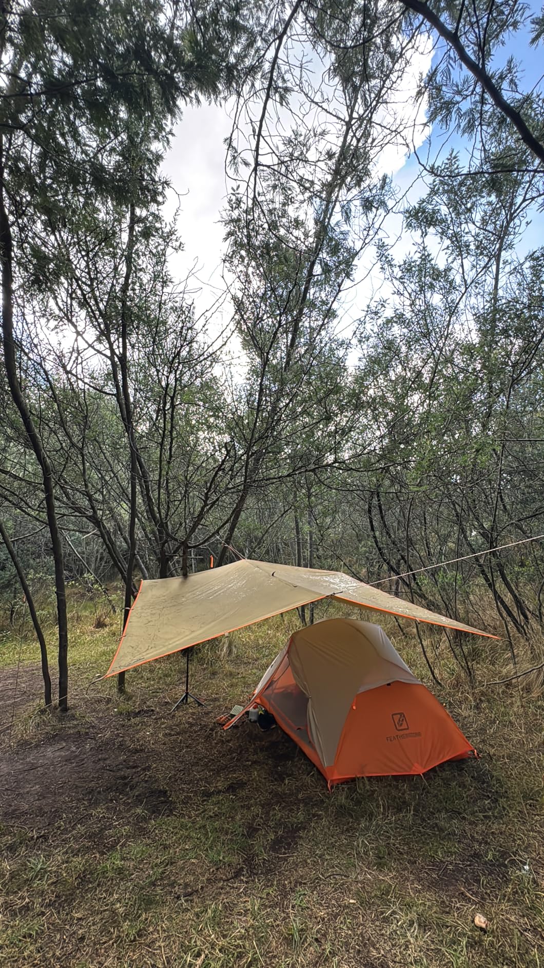 Free Soldier Waterproof Portable Tarp Multifunctional Outdoor Camping Traveling Awning Backpacking Tarp shelter Rain Tarp customer photo 1