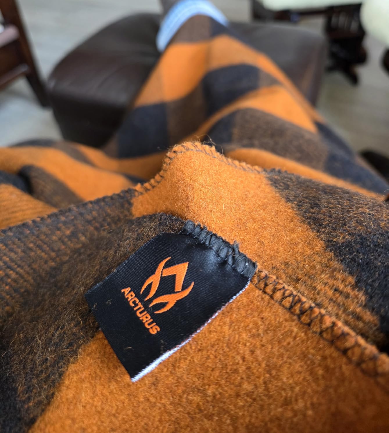 Arcturus Military Wool Blanket - Warm, Thick, Washable - Great for Outdoors, Camping, Stadium Blanket, Picnics, Travel customer photo 2