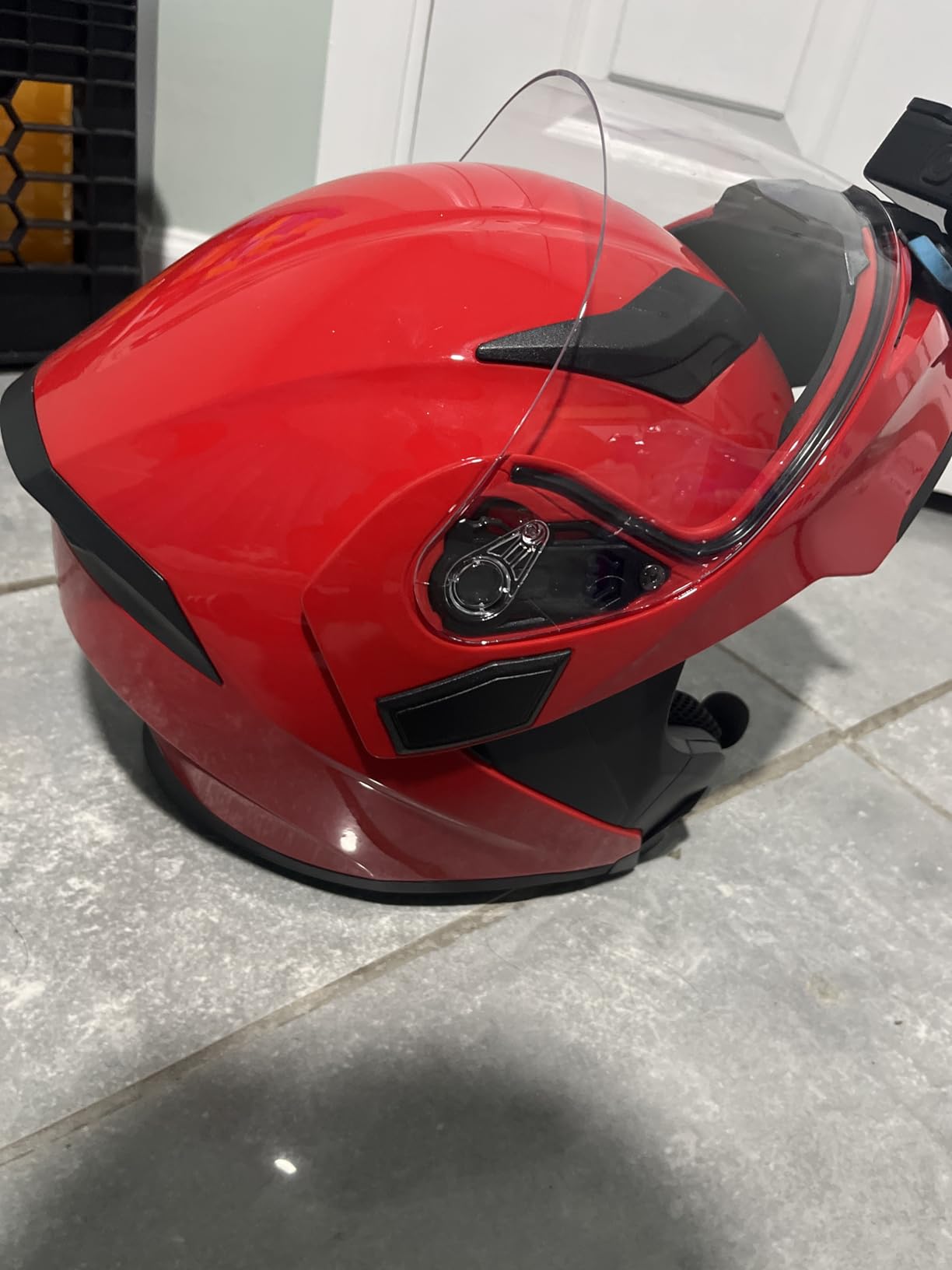 ILM Motorcycle Dual Visor Flip up Modular Full Face Helmet DOT Model 902/902L customer photo 1