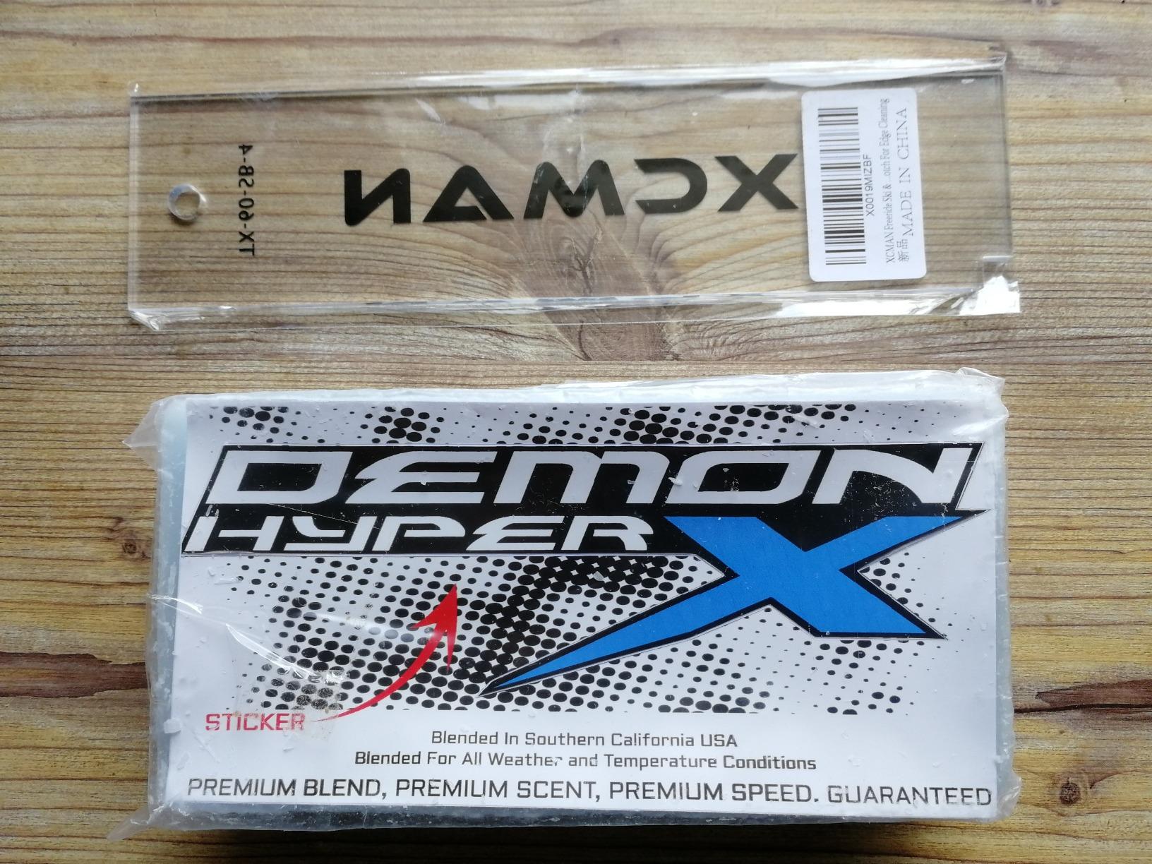 XCMAN Alpine Ski Freeride & Snowboard Base Wax Plastic Scraper 2pcs customer photo 2