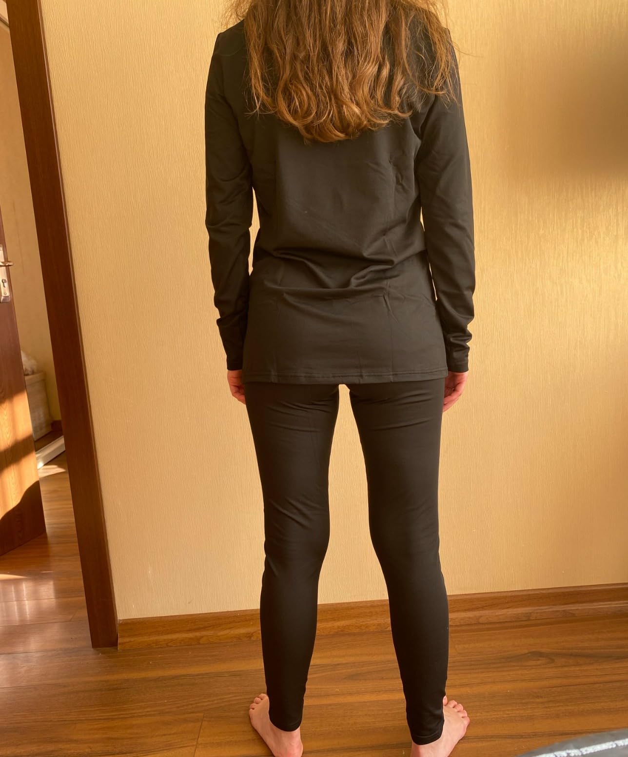 Womens Thermal Underwear - Fleece Lined Long Johns Set customer photo 2