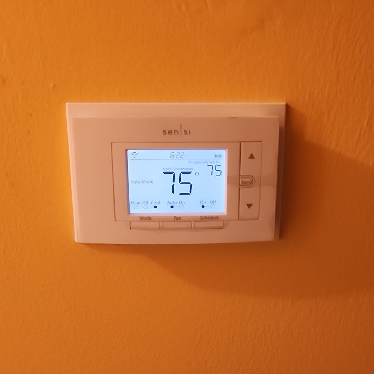 Emerson Sensi Wi-Fi Smart Thermostat for Smart Home, DIY, Works With Alexa, Energy Star Certified, ST55 customer photo 1
