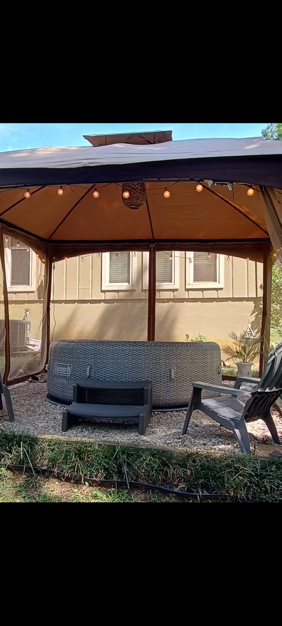 Confer Plastics Resin Multi Purpose Outdoor Non Slip Portable Spa and Hot Tub Handi-Step Deck Patio Steps Accessories, Deep Grey customer photo 2
