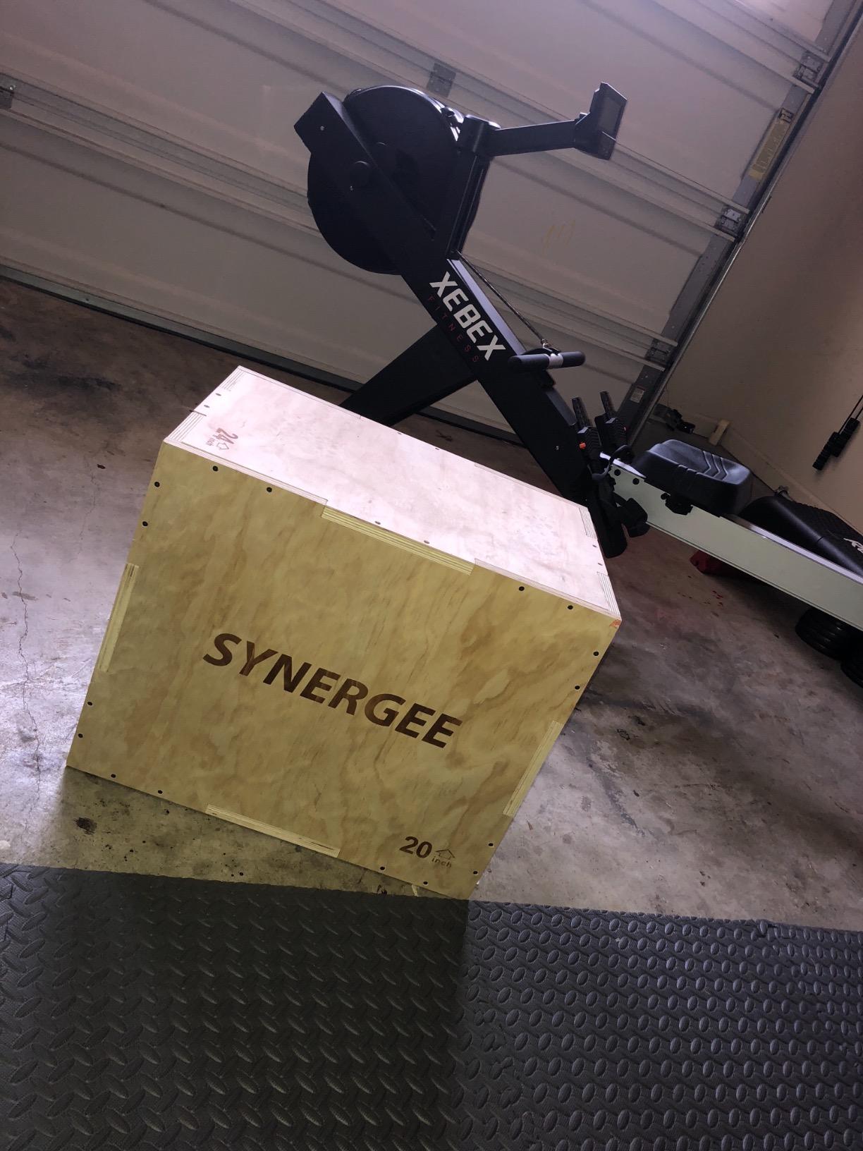 Synergee 3 in 1 Wood Plyometric Box for Jump Training and Conditioning. All in One Jump Trainer. Sizes 30/24/20, 24/20/16, 20/18/16, 16/14/12 customer photo 2