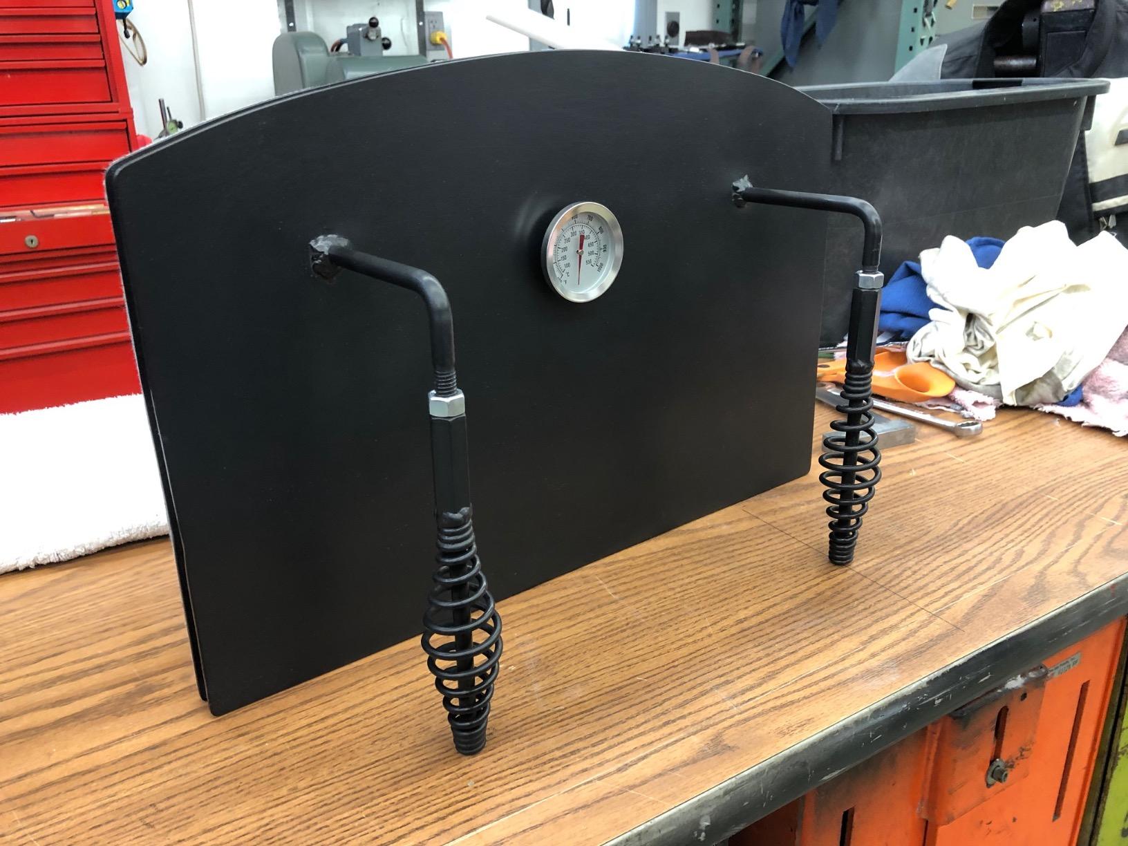 Universal Baffle Board, 2100F, 21'' x 11-3/4'' x 1/2'', for Wood Stove, High Temperature Rated, Ceramic Fiber Alternative, Rigid, 2250A customer photo 2