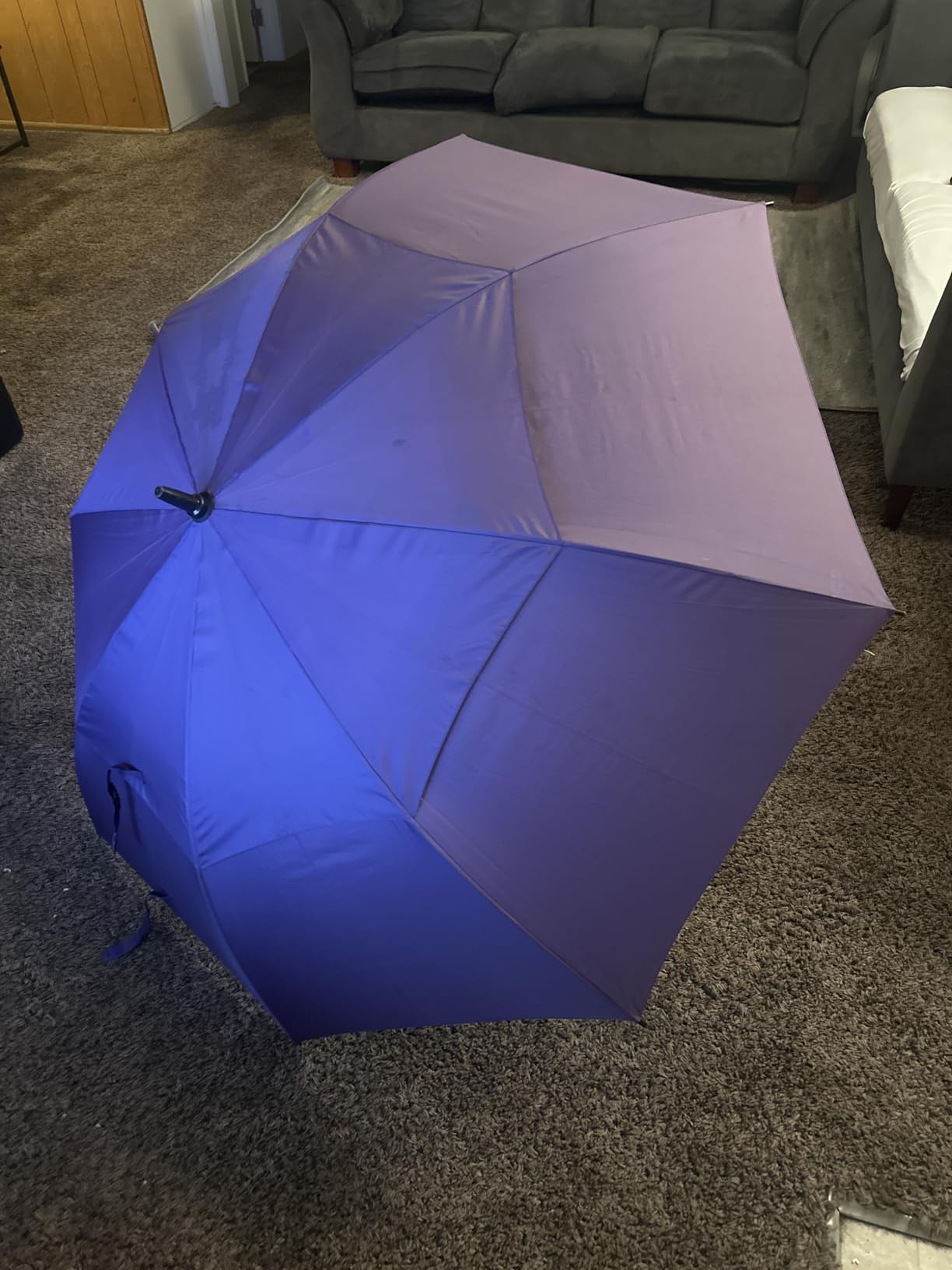 ZOMAKE Automatic Open Extra Large Golf Umbrella 51/54/62/68/72 Inch, Double Canopy Vented Windproof Oversize Stick Umbrellas for Rain customer photo 2
