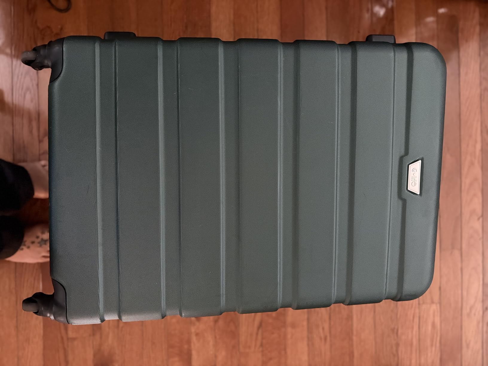 Coolife Luggage 3 Piece Set, Lightweight Durable Hardshell Suitcase set with 360 Spinner Wheels, TSA-approved Lock, Checked Family Travel Luggage sets, 20/24/28 Inch, Navy customer photo 2