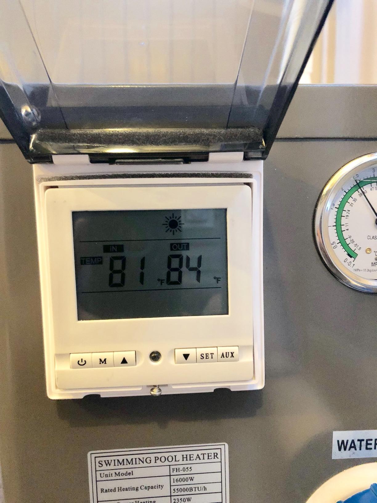 FibroPool Swimming Pool Heat Pump - FH255 55,000 BTU - for Above and inground Pools and Spas - High Efficiency, All Electric Heater - No Natural Gas or Propane Needed customer photo 1