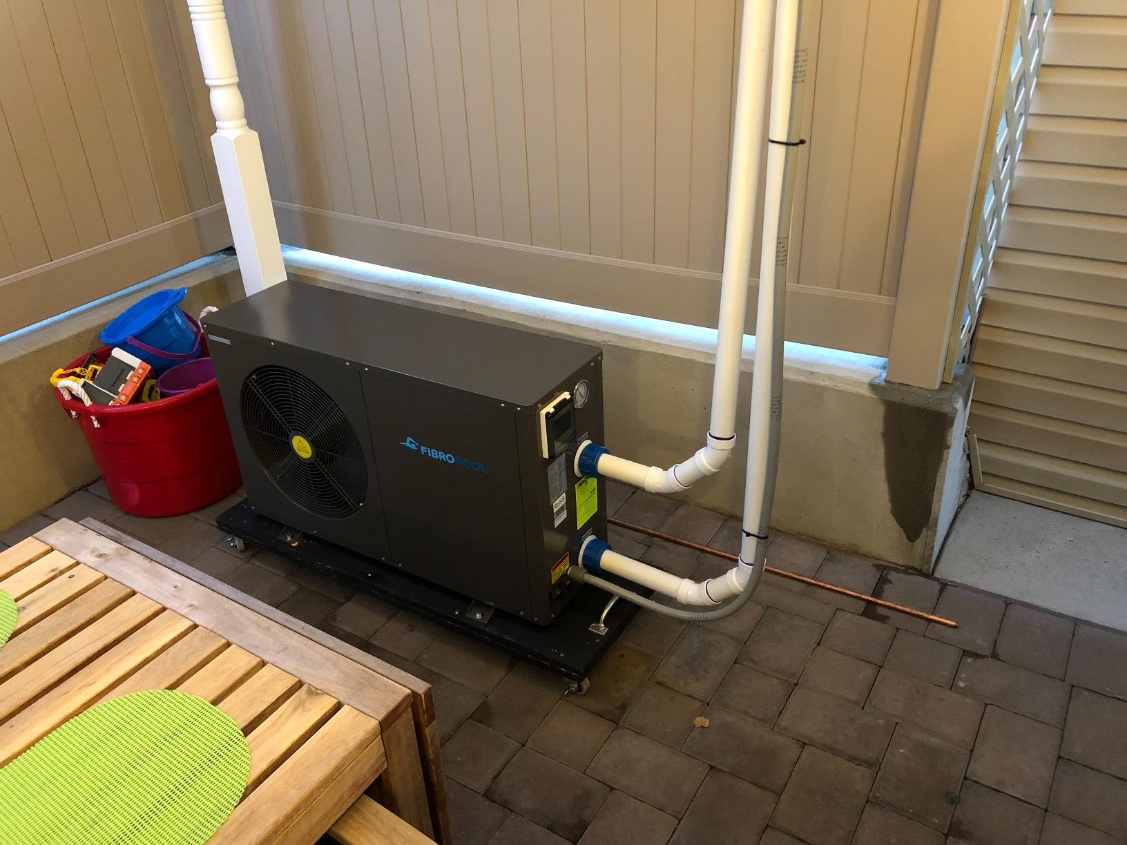 FibroPool Swimming Pool Heat Pump - FH255 55,000 BTU - for Above and inground Pools and Spas - High Efficiency, All Electric Heater - No Natural Gas or Propane Needed customer photo 2