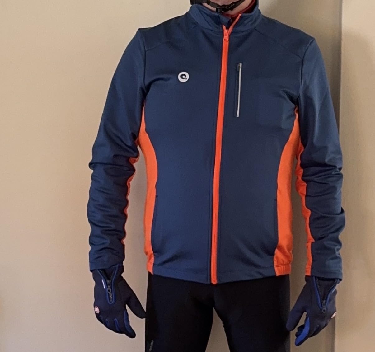 Przewalski Cycling Bike Jackets for Men Winter Thermal Running Jacket Windproof Breathable Reflective Softshell Windbreaker customer photo 1