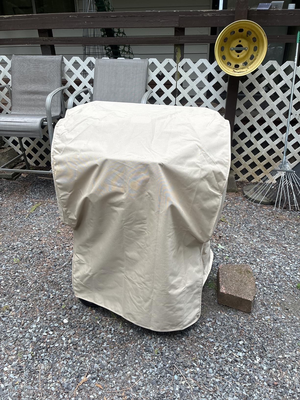 NEXCOVER 55 Inch Grill Cover - 600D Heavy Duty Waterproof and Weather Resistant BBQ Cover for Weber, Char Broil, Nexgrill - Fade Resistant, Black customer photo 1