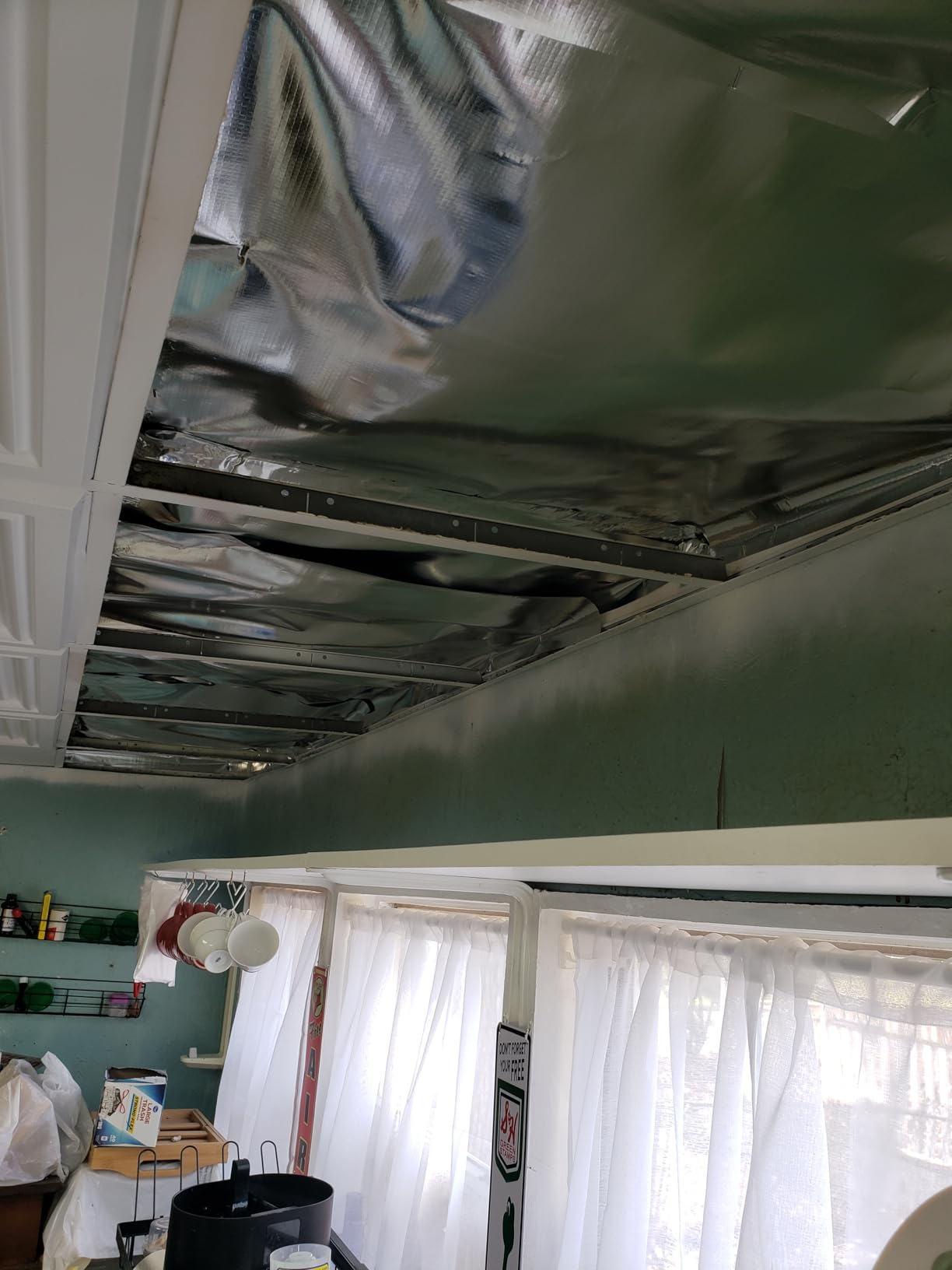 MWS 500 sqft Aluminum Foil Barrier Insulation Sauna Vapor Barrier Waterproof Strong customer photo 1