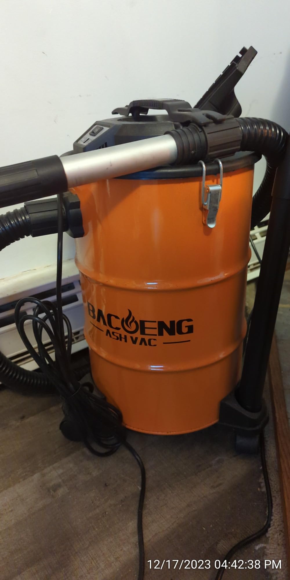 BACOENG 5.3-Gallon Ash Vacuum with Double Stage Filtration System customer photo 1