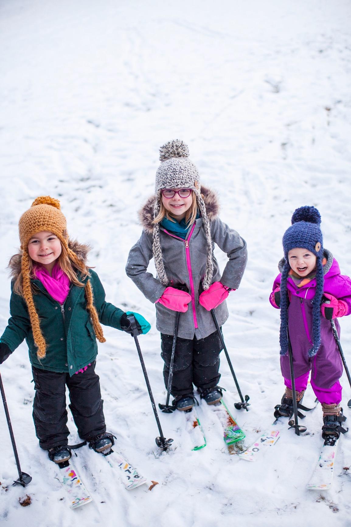 SOLA Kids Ski Set - Beginner Cross Country Skis with Poles and Adjustable Bindings customer photo 2