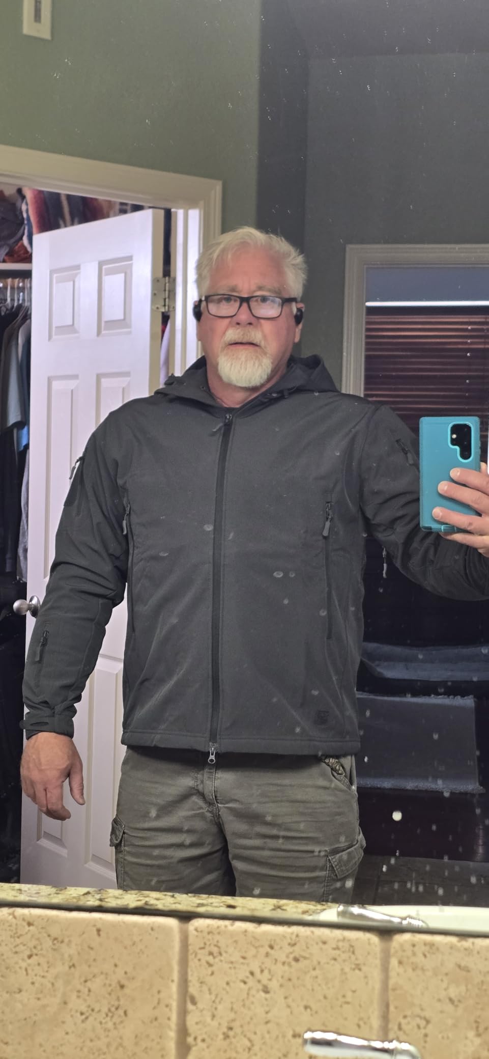 Men's Special Ops Military Tactical Soft Shell Rain Warm Fleece Lined Jacket Winter Hood Coat Hiking Snowboard customer photo 2