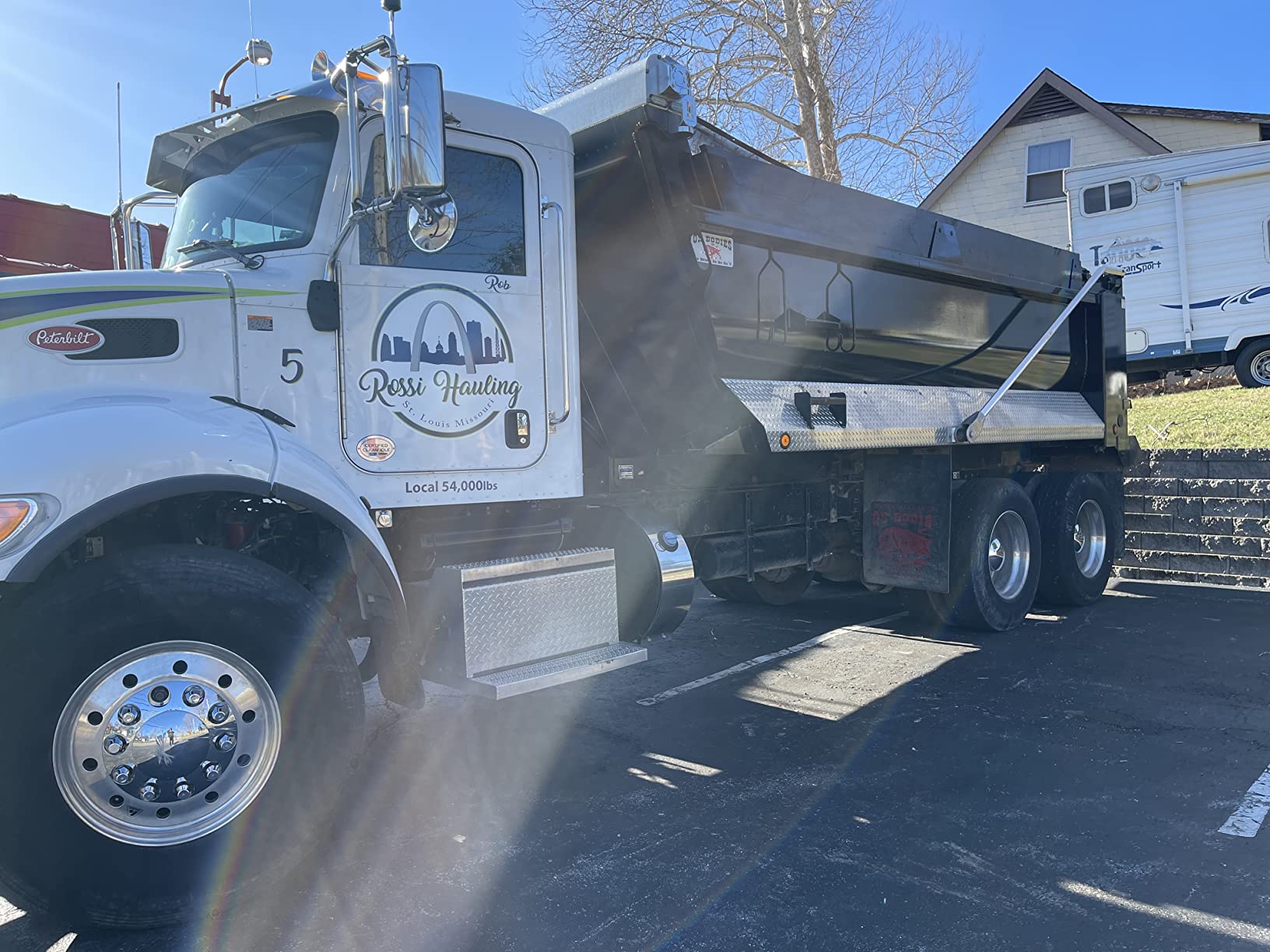 leaveshade Dump Truck Mesh Tarp 7'X18' - Black Heavy Duty Cover with 6'' Pocket Reinforced Double Needle Stitch Webbing Ripping Tearing Stop, No Rust Thicker Brass Grommets - 3 Year Warranty customer photo 1