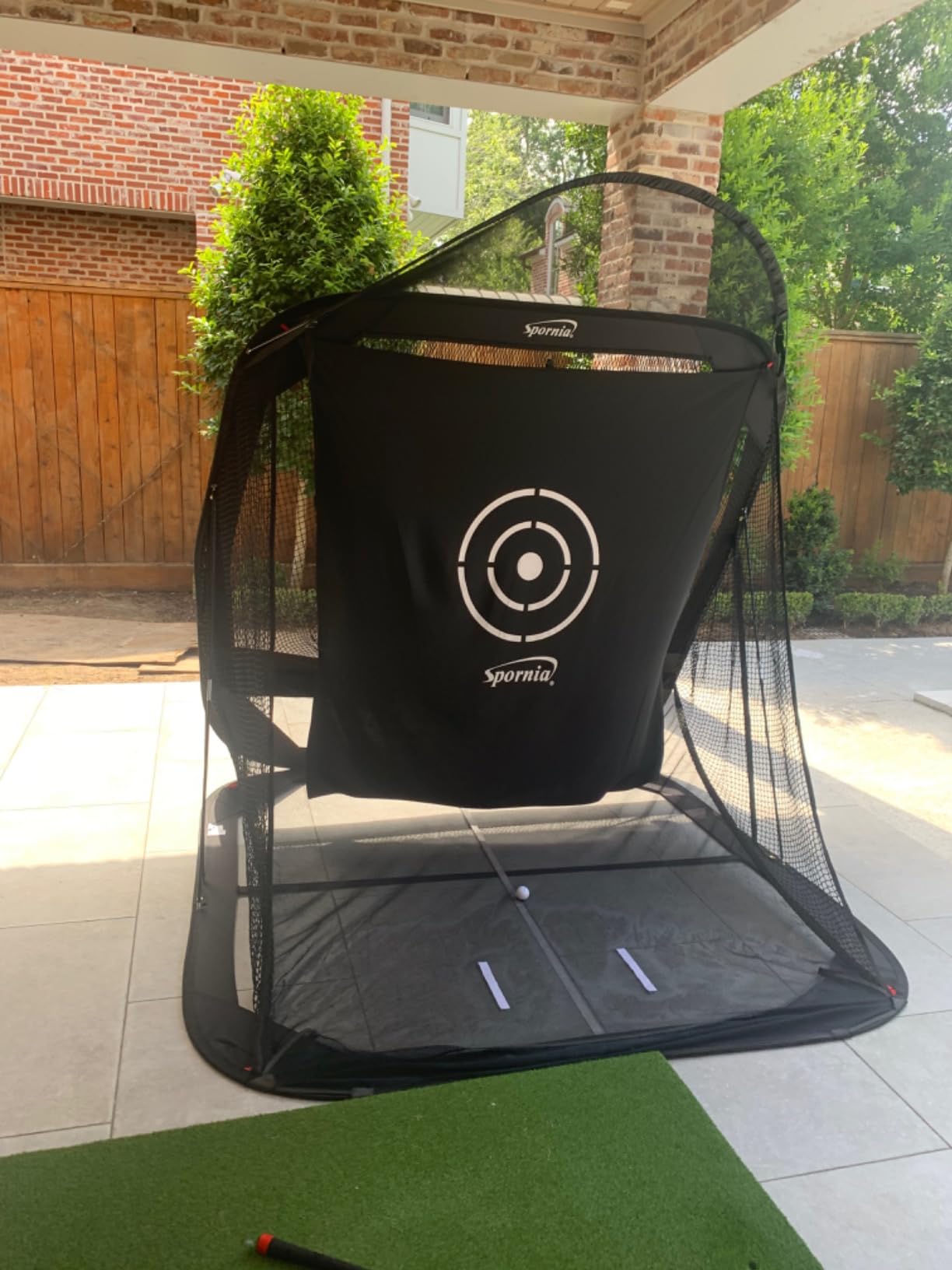 Spornia SPG-7 Golf Practice Net - Automatic Ball Return System w/Target Sheet, Two Side Barriers customer photo 1