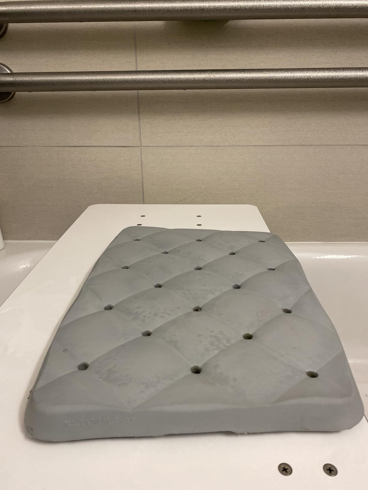 DMI Bath Seat Foam Cushion for Transfer Benches, Shower Chairs, Bath Chairs, Stadium Seats, Bathtub Cushion or Kneeling Mat, FSA HSA Eligible, Kneeling Pad, Waterproof Foam and Slip-Resistant customer photo 1