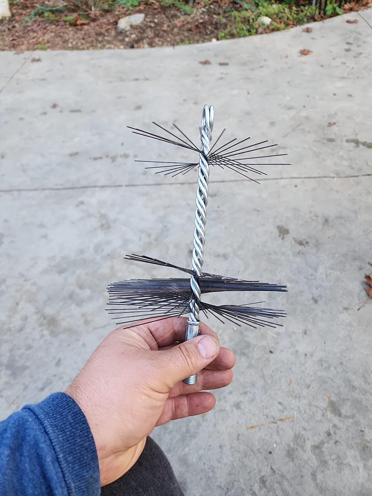 Midwest Hearth Wire Chimney Cleaning Brush (6-Inch Round) Made in USA customer photo 2