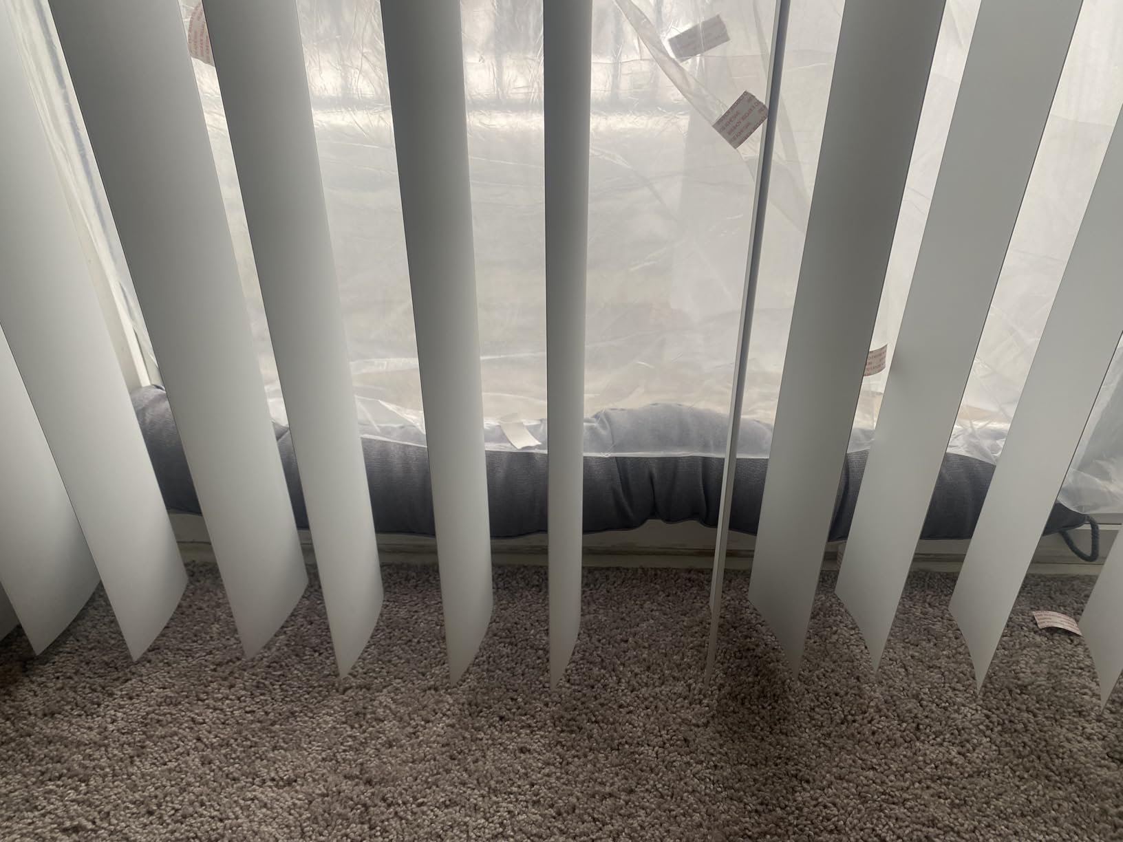 MAGZO Door Draft Stopper, 36 Inch Under Door Draft Blocker Noise Stopper, Weighted Wind Blocker Draft Guard for Bottom of Door, Gray customer photo 2