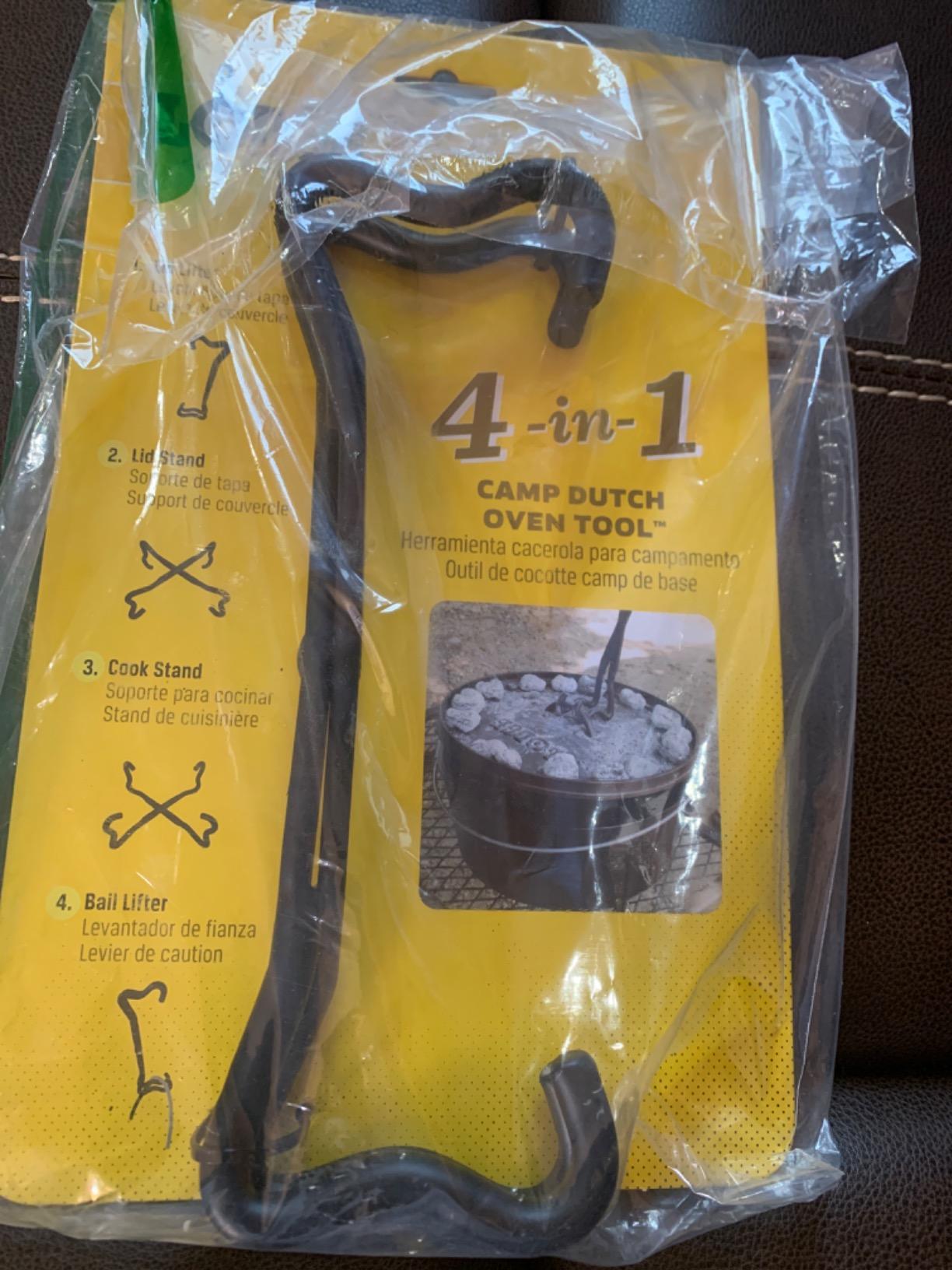 Lodge 4-in-1 Camp Dutch Oven Tool, 10.82, Black customer photo 1