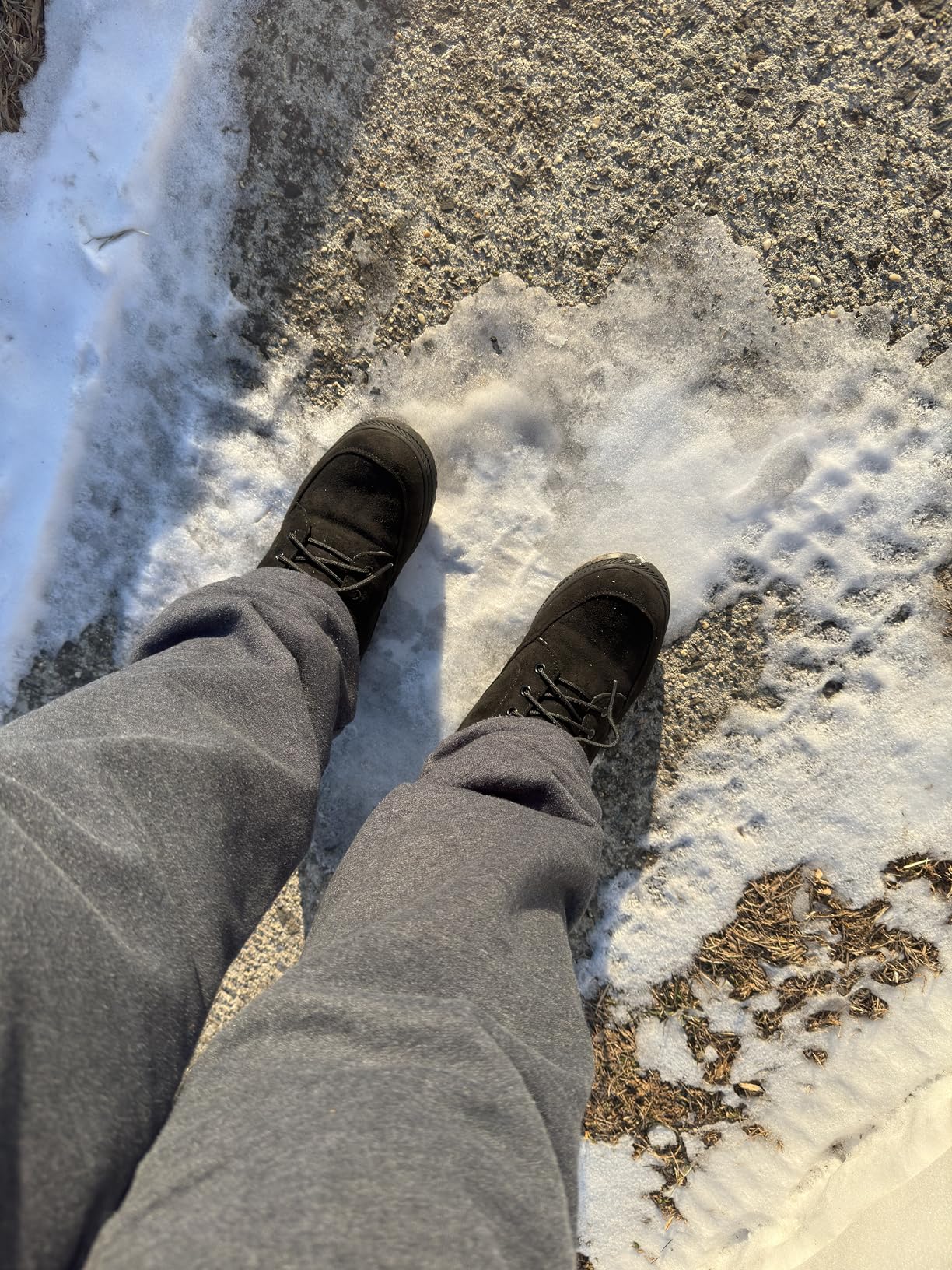 Snow Boots for Women Winter: Warm Fur Lined Ankle Booties Comfortable Lace Up Slip on Outdoor Walking Boot customer photo 2
