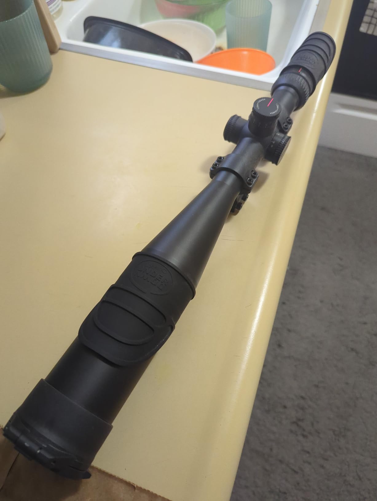 Down Under Outdoors Silicone Rubber Rifle Scope Binocular Cover, Sunshade, Rain Cap, Eye Piece, Objective Lens, Spotting Optics, Tactical Flip Up Protector, 40mm 44mm 50mm 56mm 69mm, Sold Individually customer photo 1