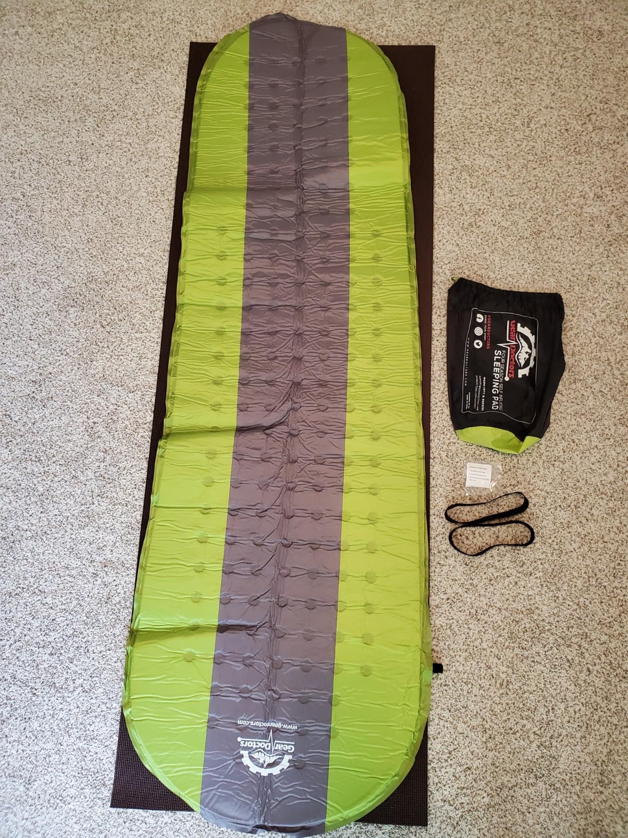 Gear Doctors Oxylus 4.3 R-Value Insulated Foam Self Inflating Sleeping Pad - 4 Seasons Sleep Mat for Camp/Floor/Tent customer photo 2