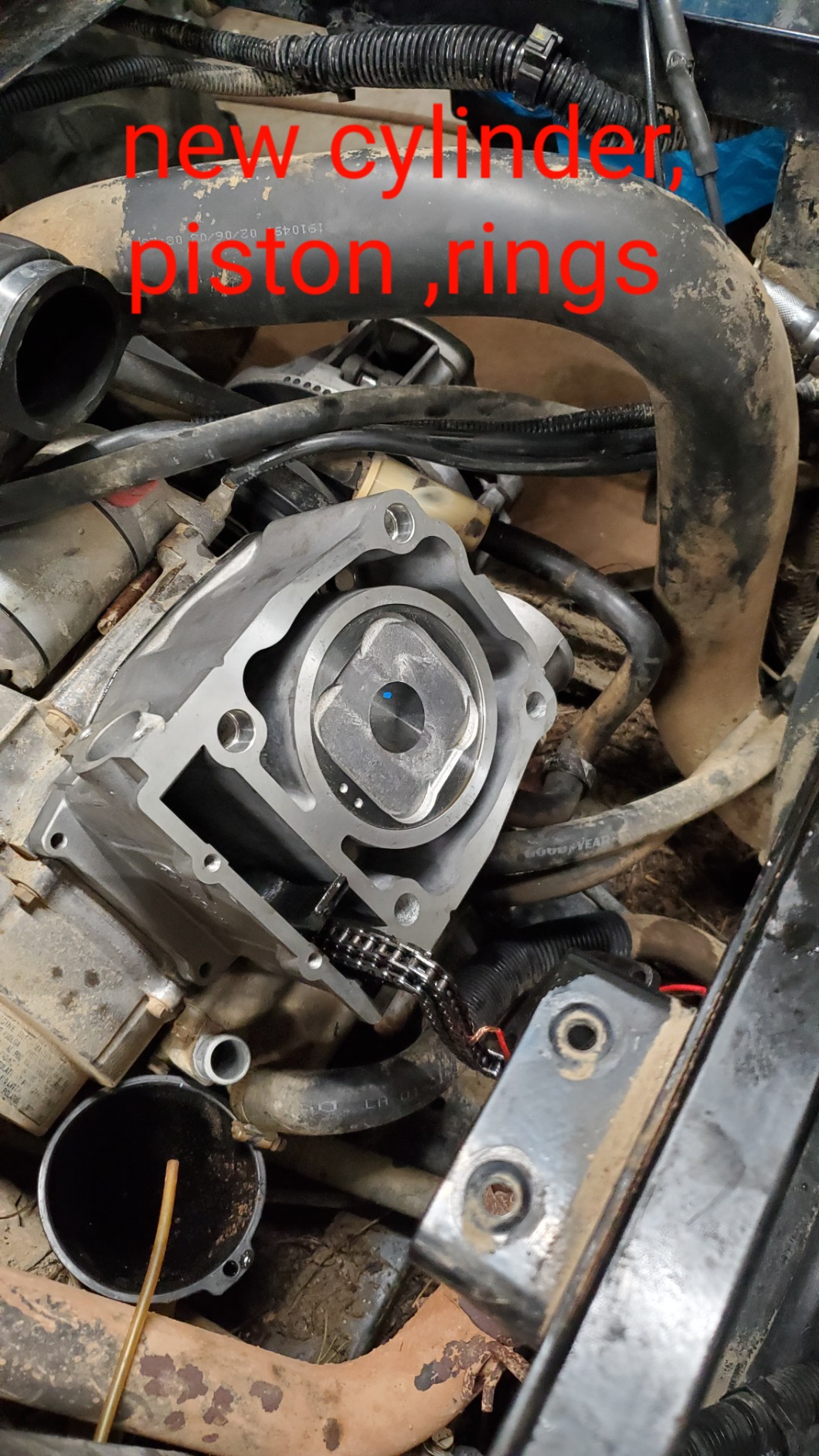 NICHE Cylinder Piston Gasket Kit for Polaris Ranger Sportsman Scrambler Magnum 500 3089966 3084851 (92mm) customer photo 1