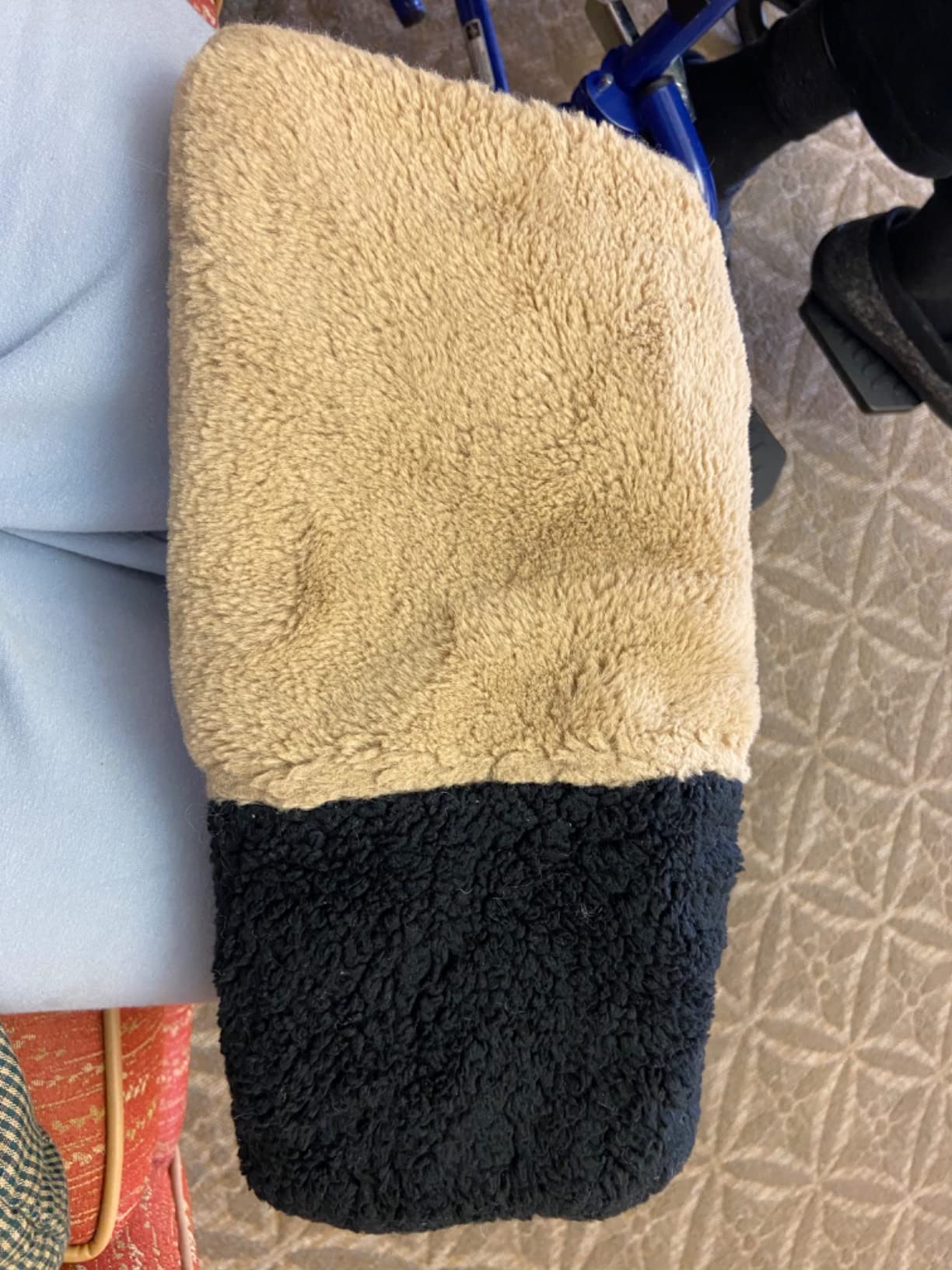 Faux Fur Hand Muffs Women Warm Faux Fur Muffs customer photo 2