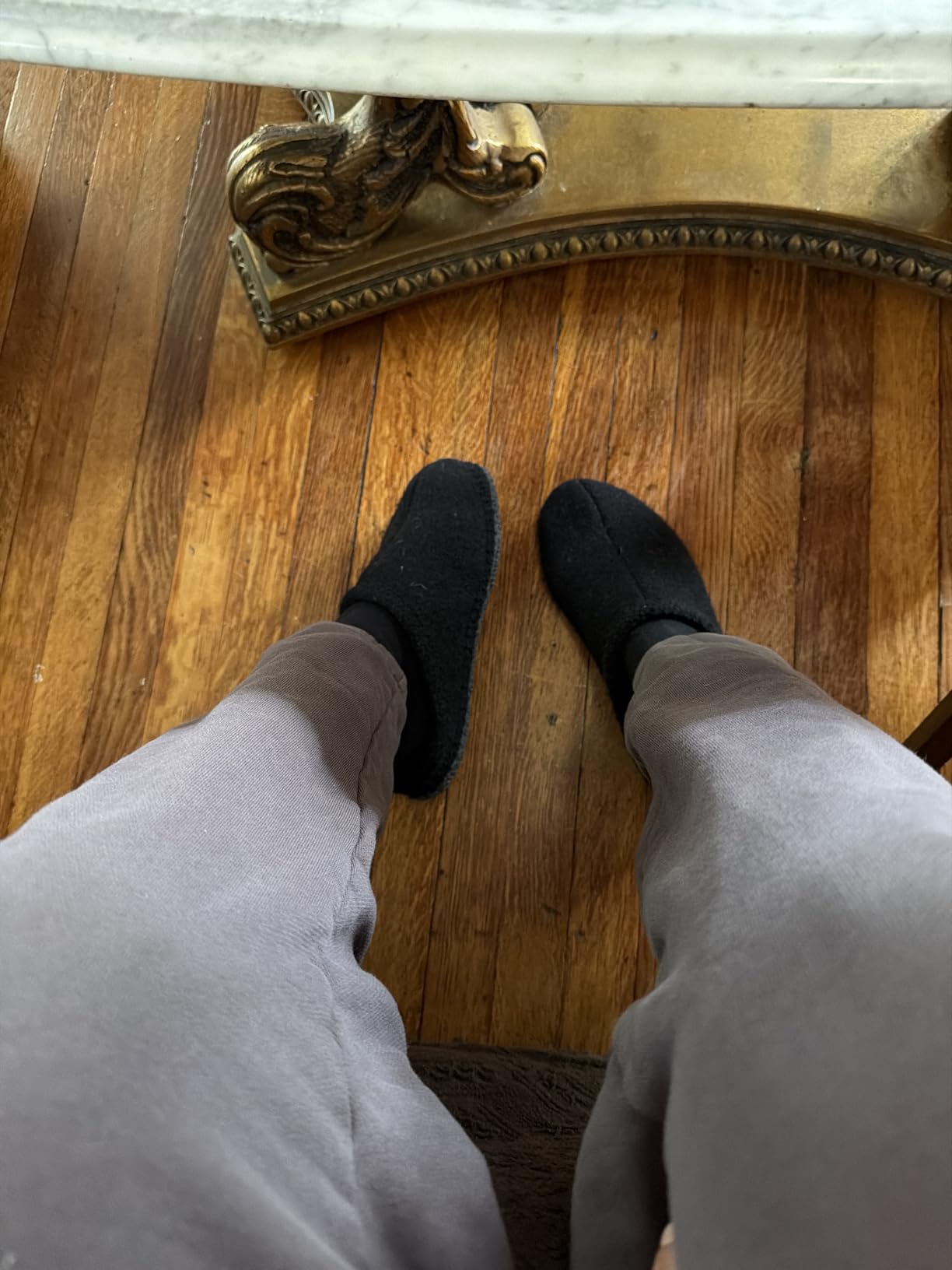 HAFLINGER Unisex AS Slippers Wool Feltsole customer photo 1