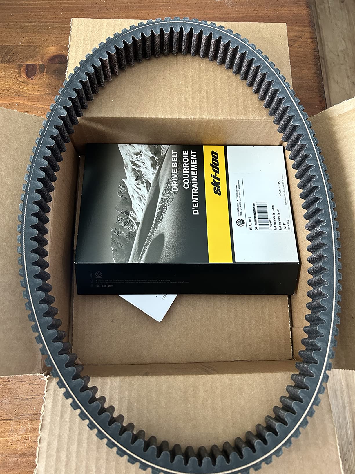 Ski-Doo New OEM Performance Drive Belt, 417300367, 417300551 customer photo 1