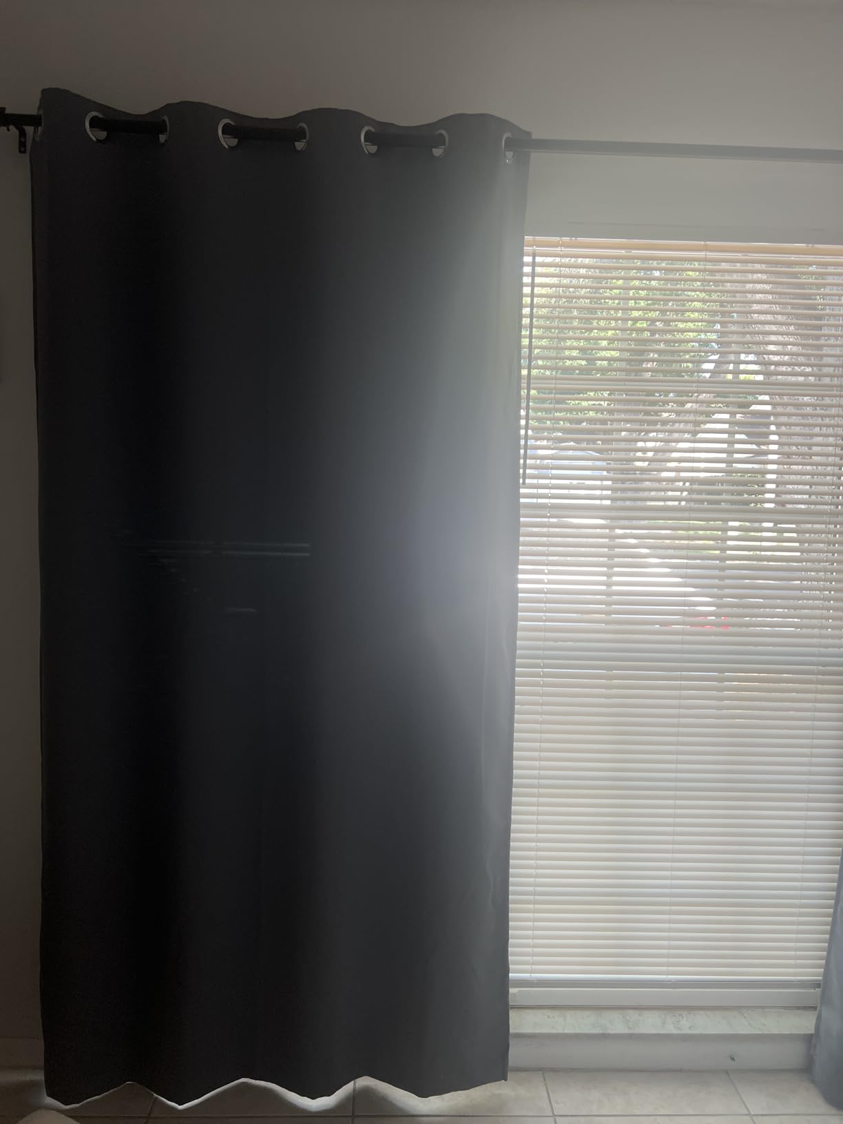 Yakamok 100% Blackout Curtains 84 Inches Long, 2 Thick Layers Heat and Full Light Blocking Soft Thermal Insulated Drapes for Bedroom (52