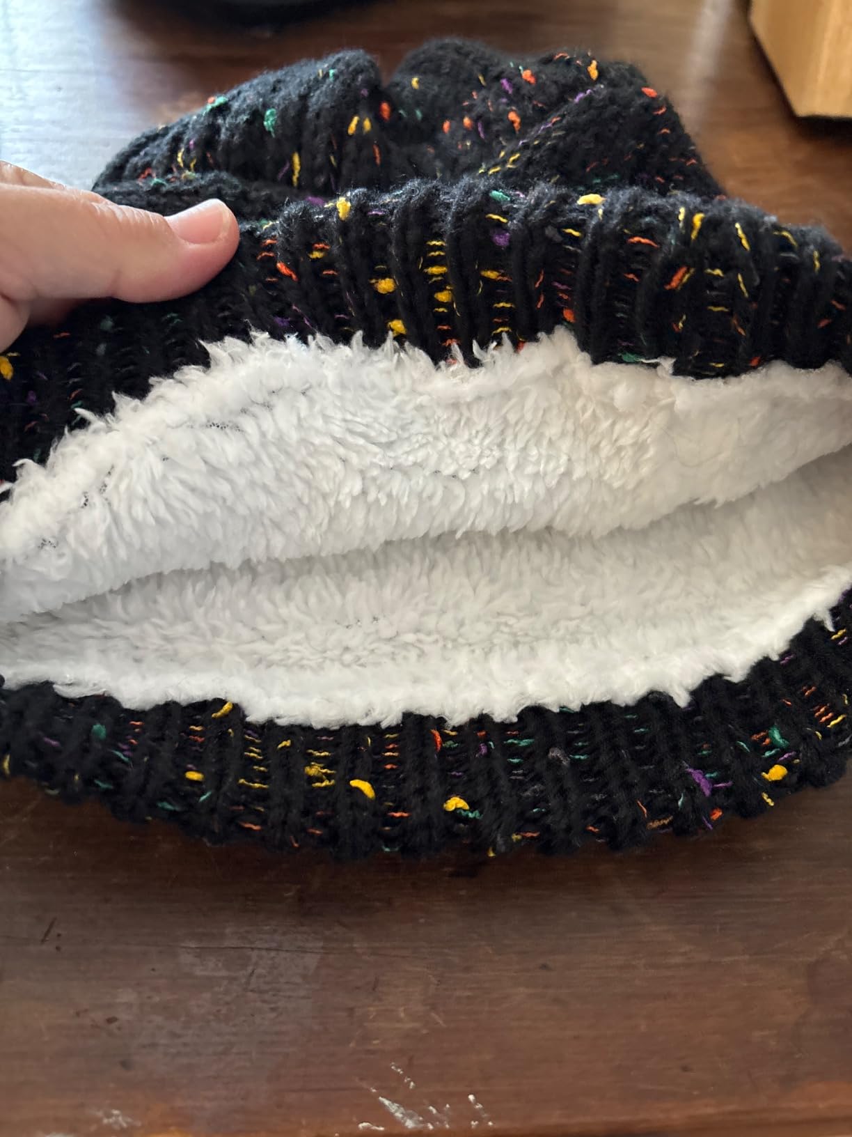 Womens Knit Beanie Winter Thick Solid Fleece Lined Beanie Hats for Women Men Unisex Warm Skiing Beanies customer photo 2