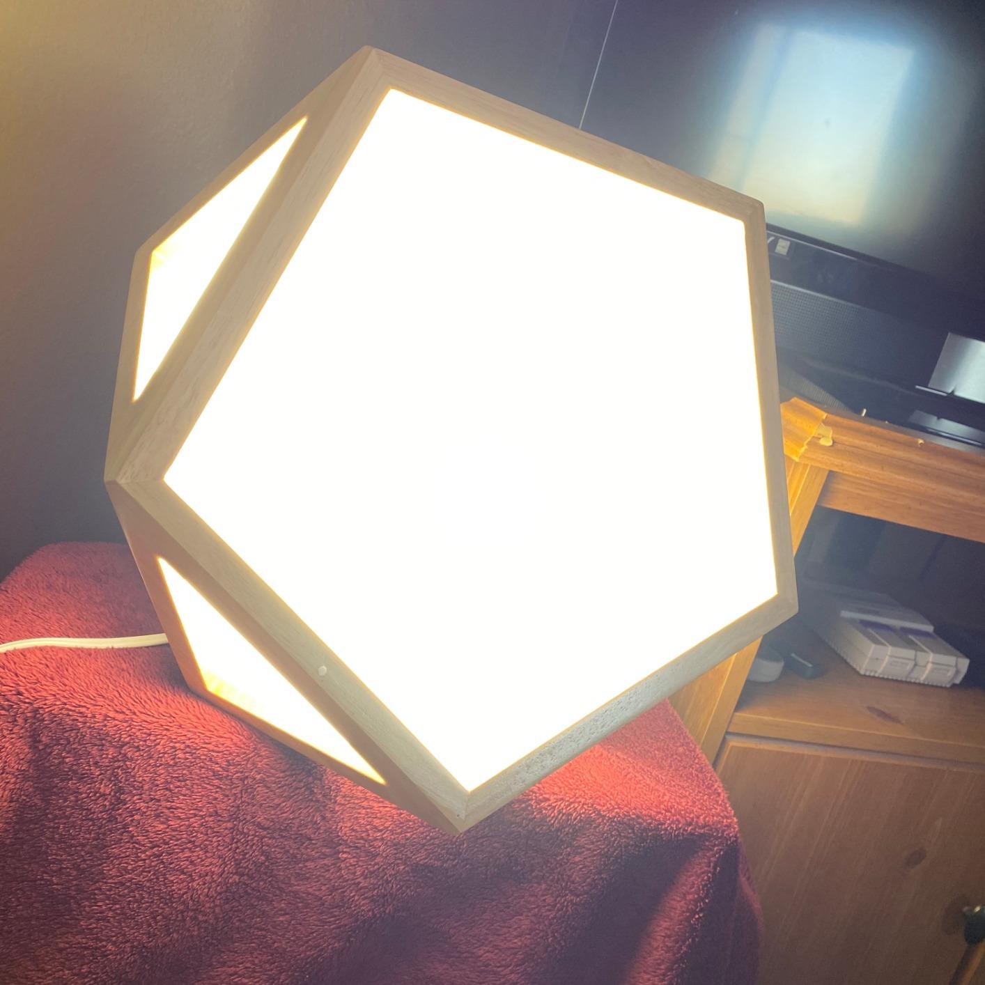 DayBright Light Therapy Lamp Full Spectrum, 10,000 LUX, UV-Free, Full Size, Adjustable, Happy Sun Lamp, Sunlight Lamp for Daylight Feelings - Crafted from Solid Wood customer photo 1