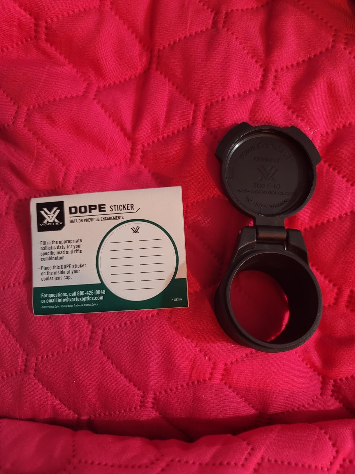 Vortex Optics Defender Riflescope Flip Caps | Various Size Options, Stainless Steel Spring, Multiple Stop Positions | Unlimited, Unconditional Warranty customer photo 1