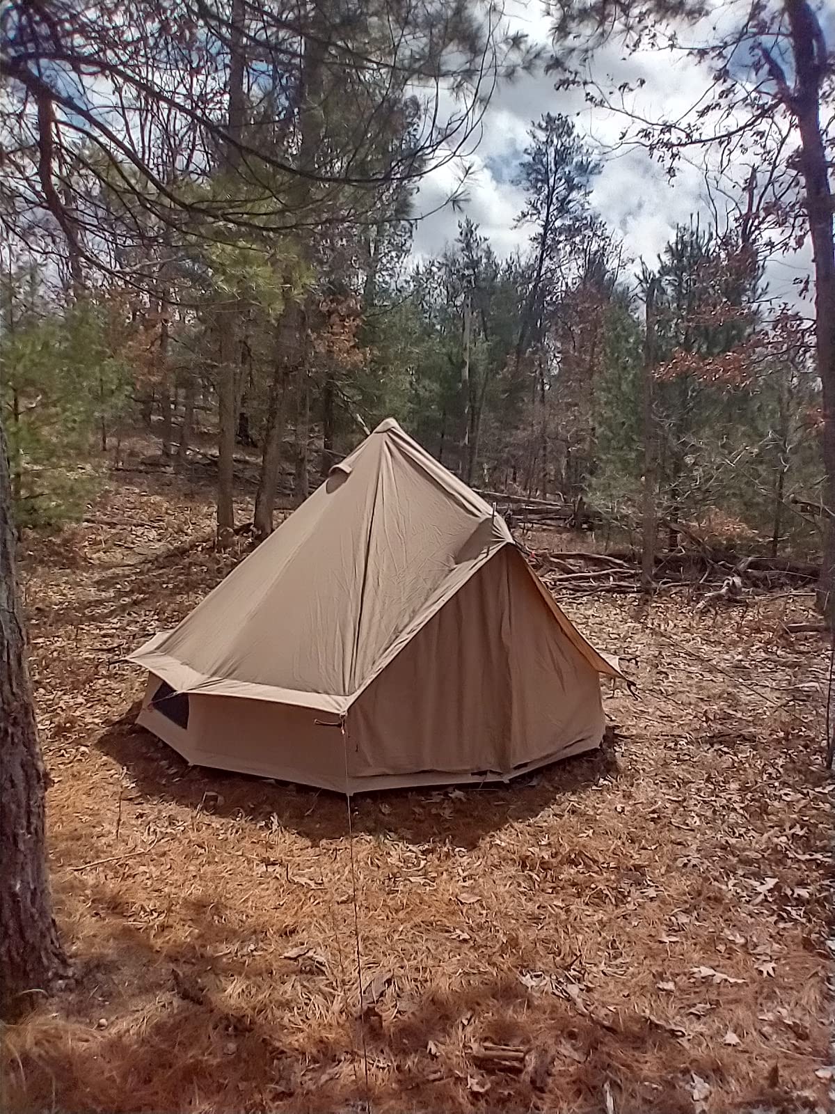 WHITEDUCK Regatta Canvas Bell Tent - w/StoveJack, Waterproof, 4 Season Luxury Camping and Glamping Yurt Tent Outdoor customer photo 1