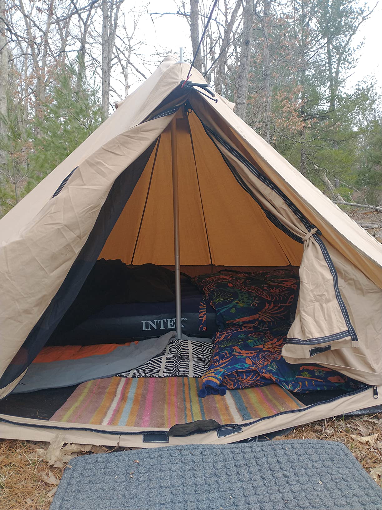 WHITEDUCK Regatta Canvas Bell Tent - w/StoveJack, Waterproof, 4 Season Luxury Camping and Glamping Yurt Tent Outdoor customer photo 2