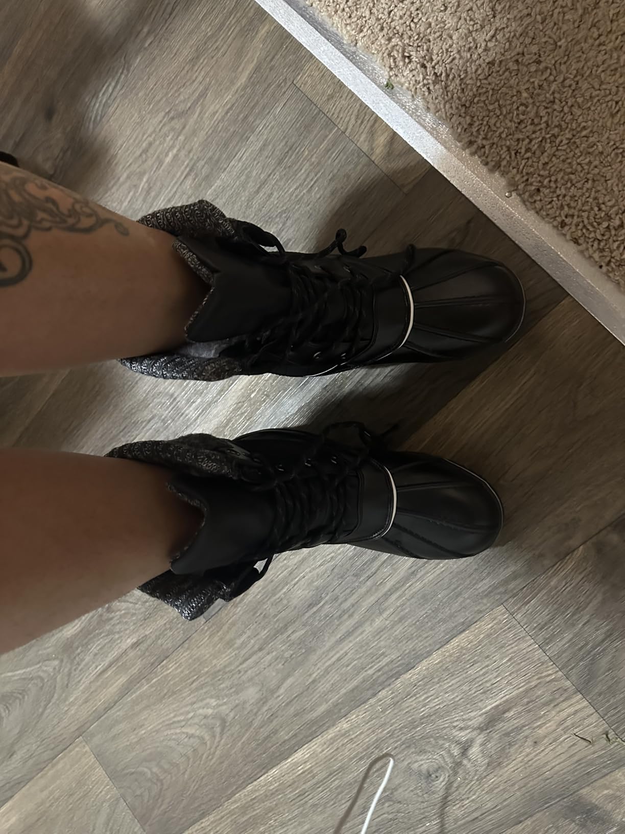 Women's Snow Winter Boots Mid Calf Waterproof Duck Warm Outdoor Winter Boots Shoes customer photo 1