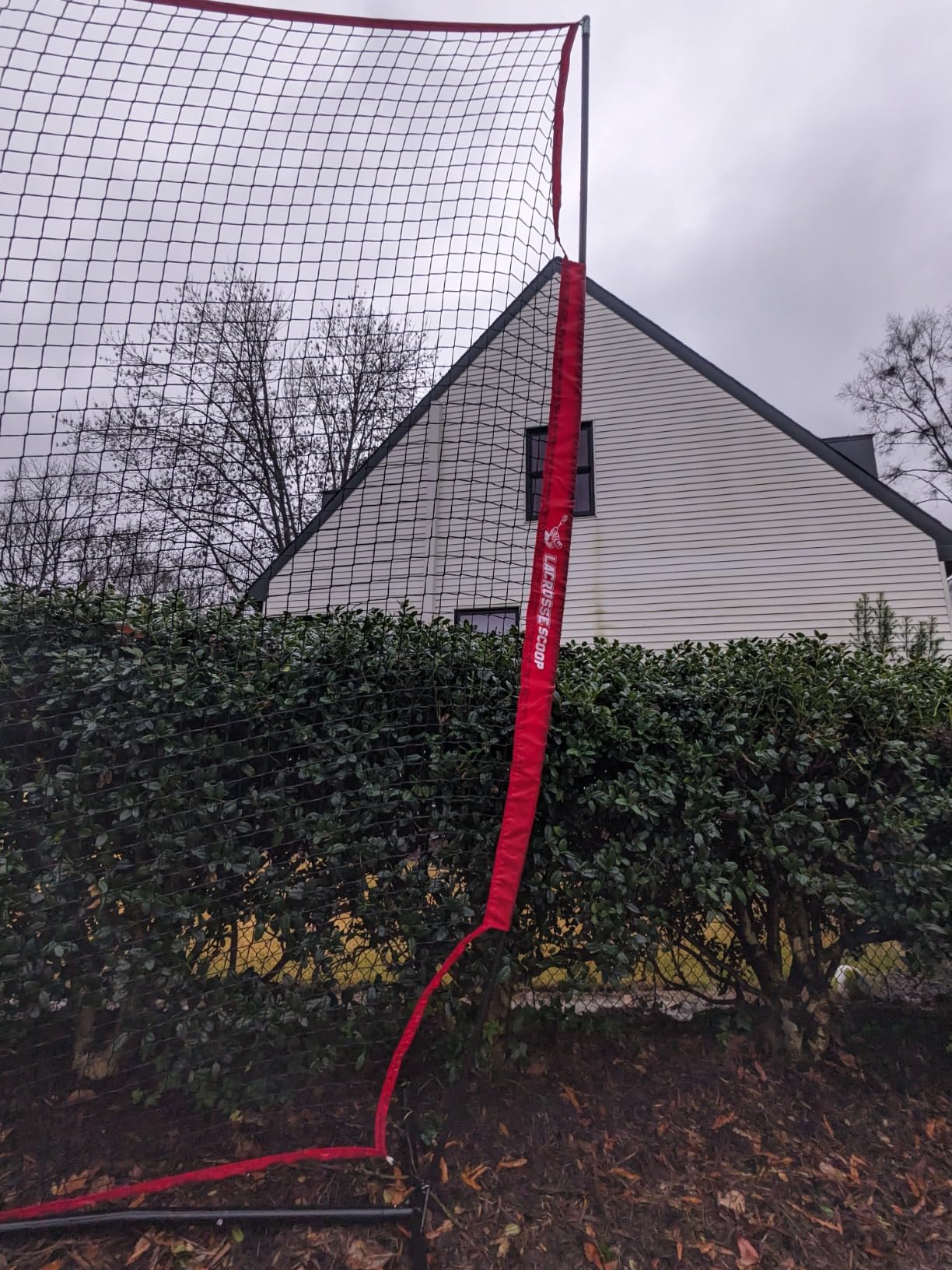 20x10 Lacrosse Backstop - Heavy Duty Lacrosse Backstop Netting, 200 Sq Ft Ball Stop Net for Backyard | Baseball, Soccer, Softball, Basketball, Hockey & Multi-Sport Training | Easy Setup, Portable customer photo 2