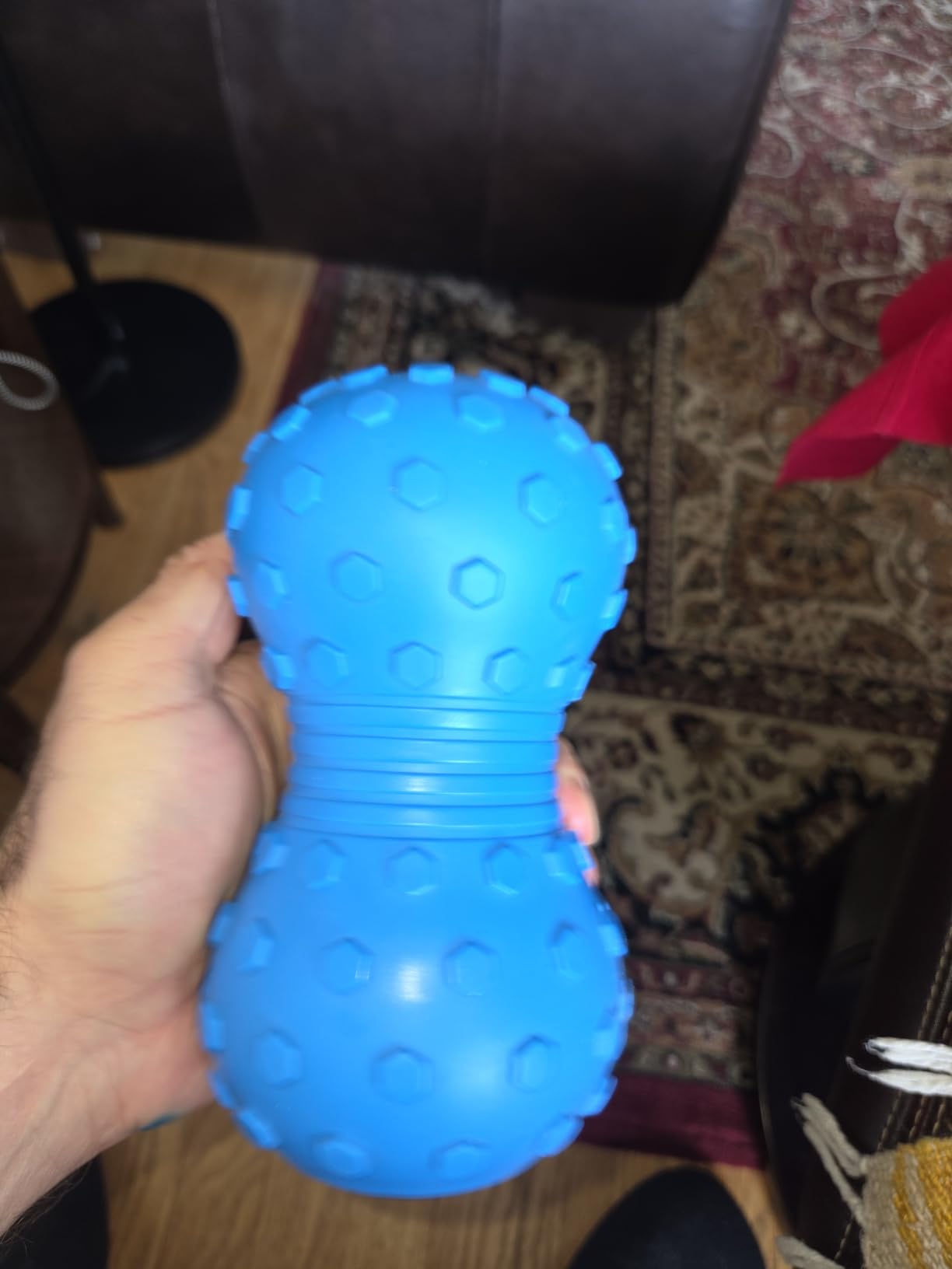 LifePro 4-Speed Vibrating Massage Ball - Peanut Massager Combines a Lacrosse Ball with Vibrating Foam Roller | Vibration Roller for Recovery, Mobility & Deep Tissue Trigger Point Therapy (Black) customer photo 1