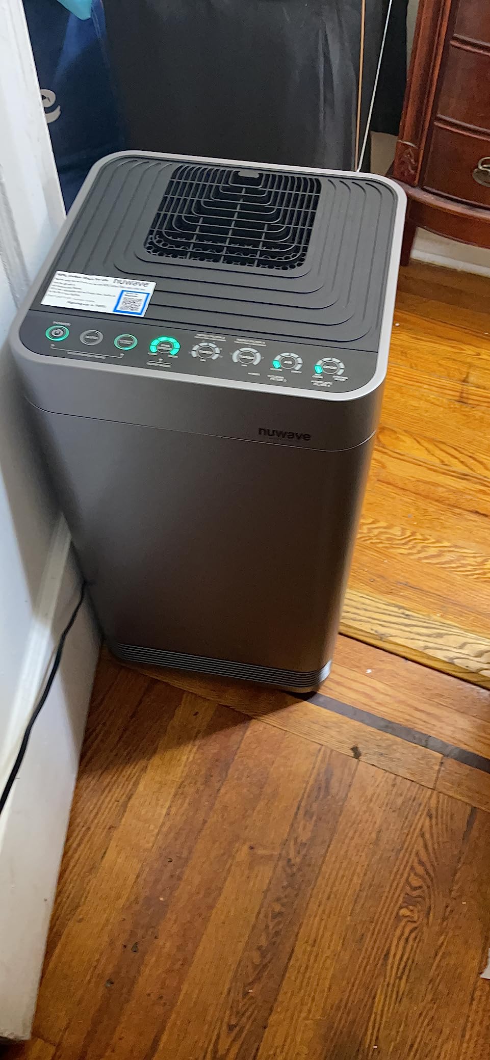 Nuwave Whole House Air Purifiers, Oxypure Smart Air Purifier with 5 Stage Tower Structure Air Filter, Air Quality & Odor Sensors, Sleep Mode for Bedroom, Remove 99.99% of Dust, Smoke, Pollen, Allergen customer photo 1